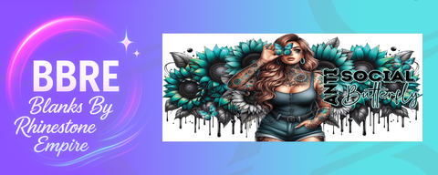 Tattoo Girl 16 OZ Wrap