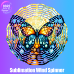 Butterfly Sublimation Wind Spinners