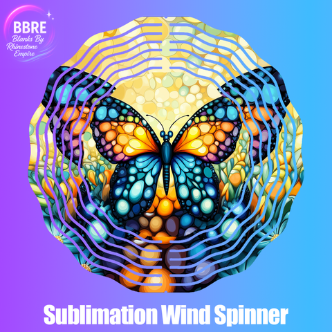Butterfly Sublimation Wind Spinners