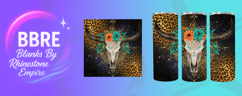 Cow Skull 15 OZ Sublimation Print