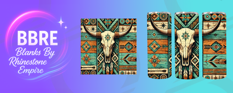 Cow Skull 15 OZ Sublimation Print