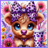 Colorful Cow 20 OZ Wrap