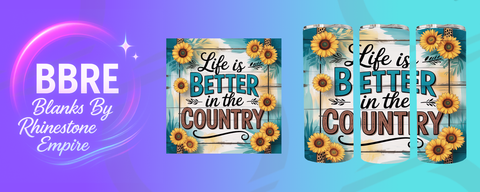 Country 20 OZ Sublimation Print