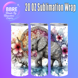 Elephant 20 OZ Sublimation Transfer