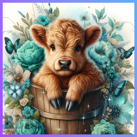 Colorful Cow 20 OZ Wrap