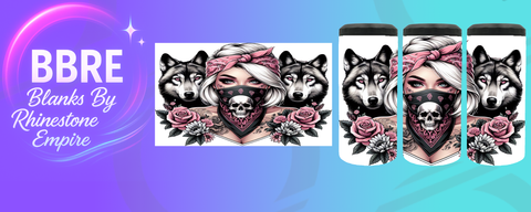 Wolf Can Cooler Wrap
