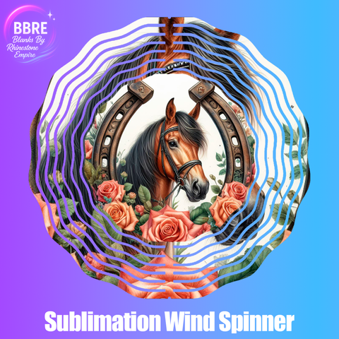 Horse Sublimation Wind Spinners
