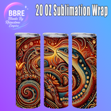 Cultural 20 OZ Sublimation Transfer
