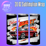 Fathers Day 20 OZ Sublimation Transfer