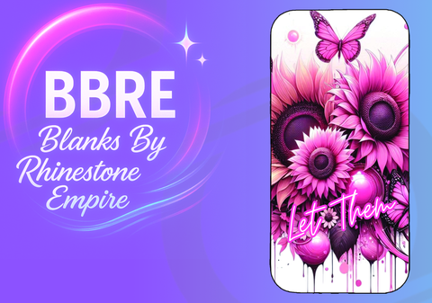 Floral Sublimation Phone Wrap