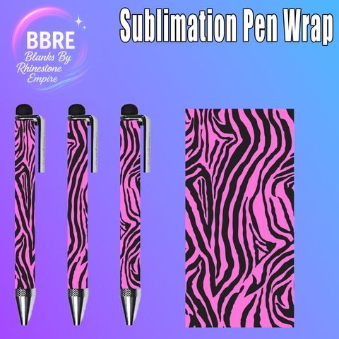 Camo Sublimation Pen Wrap