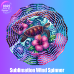 Turtle Sublimation Wind Spinners