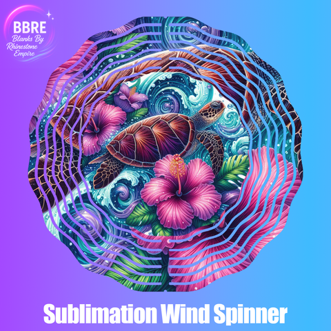 Turtle Sublimation Wind Spinners