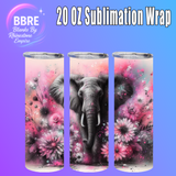 Elephant 20 OZ Sublimation Transfer