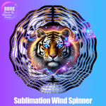 Tiger Sublimation Wind Spinners