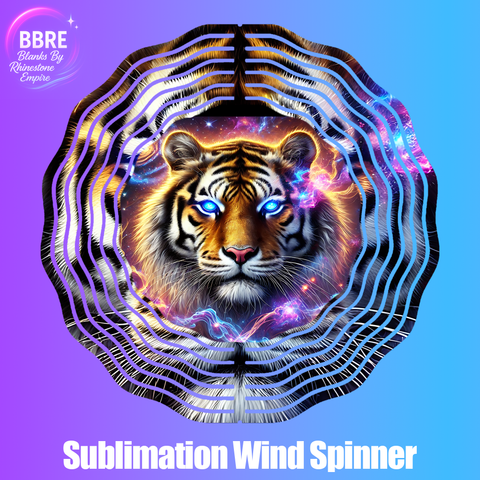 Tiger Sublimation Wind Spinners