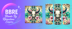 Cow Skull 20 OZ Sublimation Print