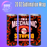 Fathers Day 20 OZ Sublimation Transfer