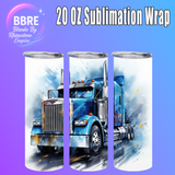 Fathers Day 20 OZ Sublimation Transfer