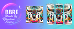 Cow Skull 20 OZ Sublimation Print