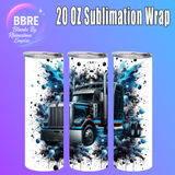 Motorbike 20 OZ Sublimation Transfer