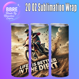 Muscle Car 20 OZ Sublimation Transfer