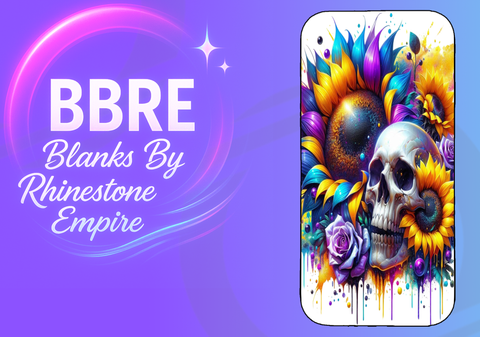 Skull Sublimation Phone Wrap