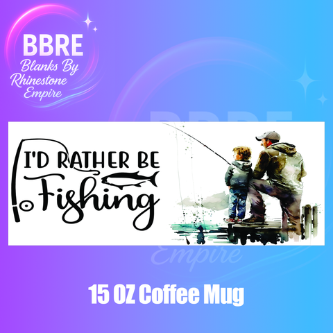 Fishing 15 OZ Cup Wrap