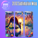 Kangaroo 20 OZ Sublimation Transfer