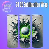 Motorbike 20 OZ Sublimation Transfer