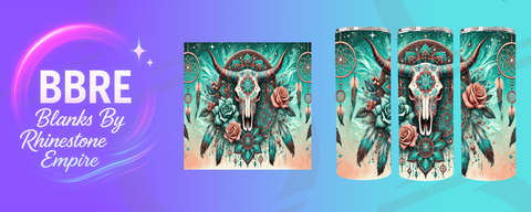 Cow Skull 15 OZ Sublimation Print