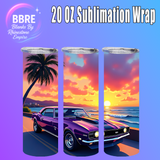 Skull 20 OZ Sublimation Transfer