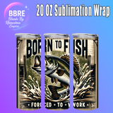 Motorbike 20 OZ Sublimation Transfer