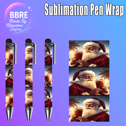 Christmas Sublimation Pen Wrap