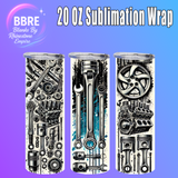 Truck 20 OZ Sublimation Transfer