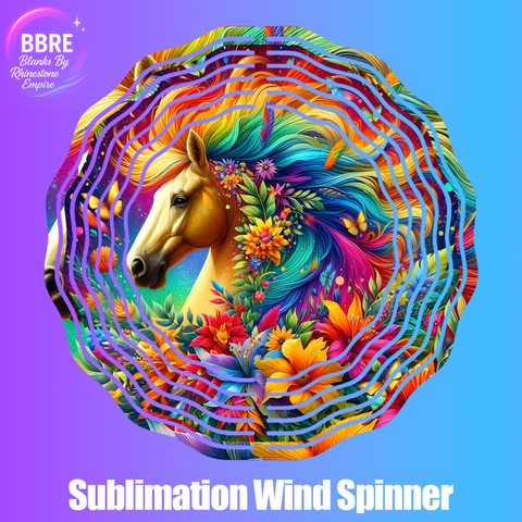 Horse Sublimation Wind Spinners