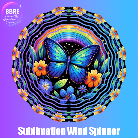 Butterfly Sublimation Wind Spinners