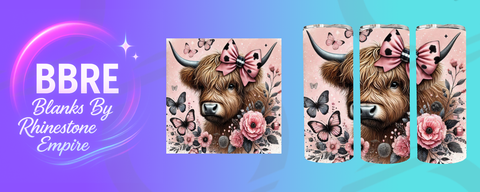 Cow 20 OZ Sublimation Print