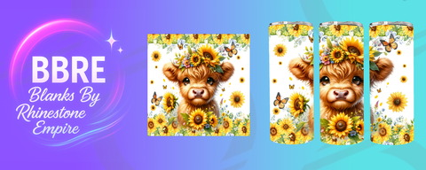 Cow 20 OZ Sublimation Print