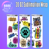 Muscle Car 20 OZ Sublimation Transfer