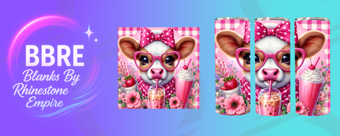 Cow 20 OZ Sublimation Print