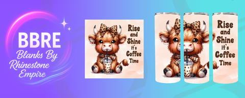Cow 20 OZ Sublimation Print