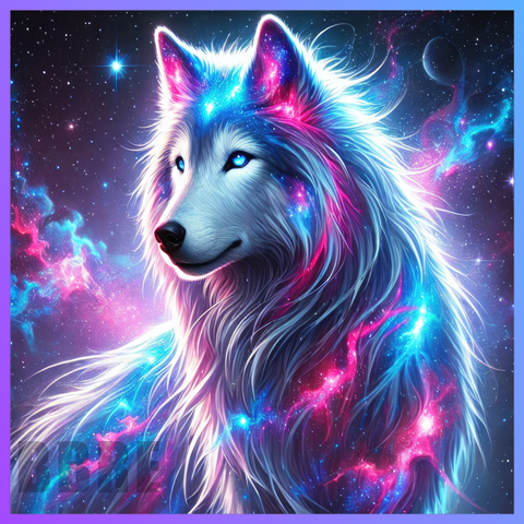 Purple Wolf 20 OZ Wrap