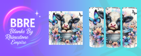 Cow 20 OZ Sublimation Print