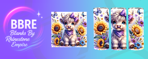 Cow 20 OZ Sublimation Print