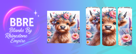 Cow 20 OZ Sublimation Print