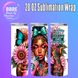 Muscle Car 20 OZ Sublimation Transfer