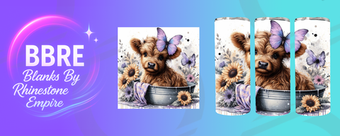 Cow 20 OZ Sublimation Print