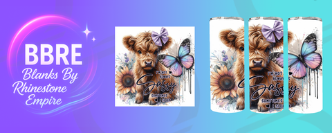 Cow 20 OZ Sublimation Print