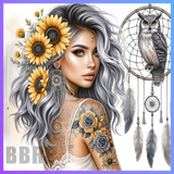 Tattoo Girl 20 OZ Wrap